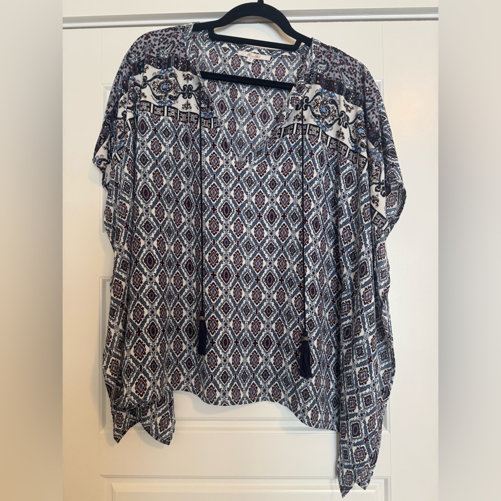 Miss Me Top with Rhinestone detail